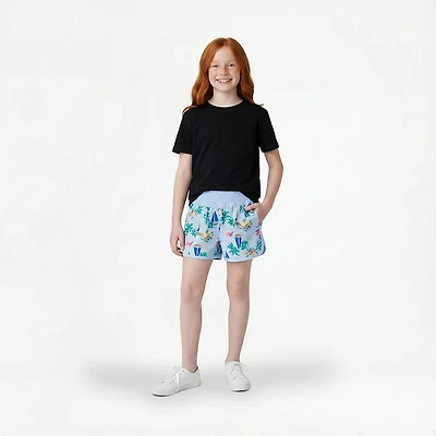 O'Rageous Girls' 4-7 Printed Toile E Boardshorts