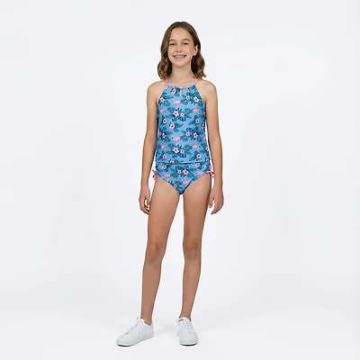 Hurley Girls' Tri-Cutout Tankini