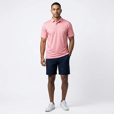 Callaway Men's Doggy Print Polo Shirt