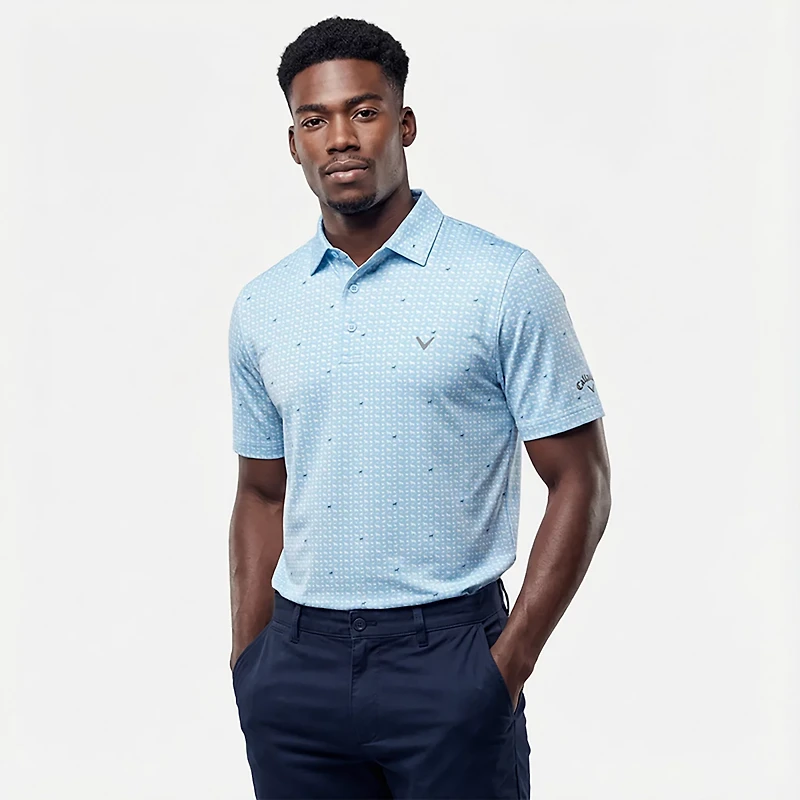 Callaway Men's Doggy Print Polo Shirt