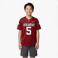 Youth Nike 5 Arkansas Razorbacks Untouchable Football Jersey