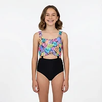 O'Rageous Girls' Wild Palms 1-Piece Swimsuit