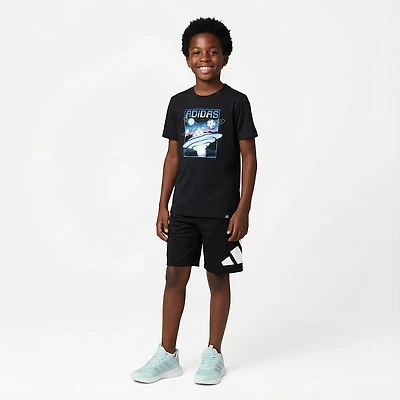 adidas Boys' Essential Big Logo Shorts