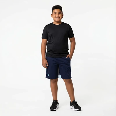 Under Armour Boys' UA Tech™ Vent Print Blocked Shorts 6