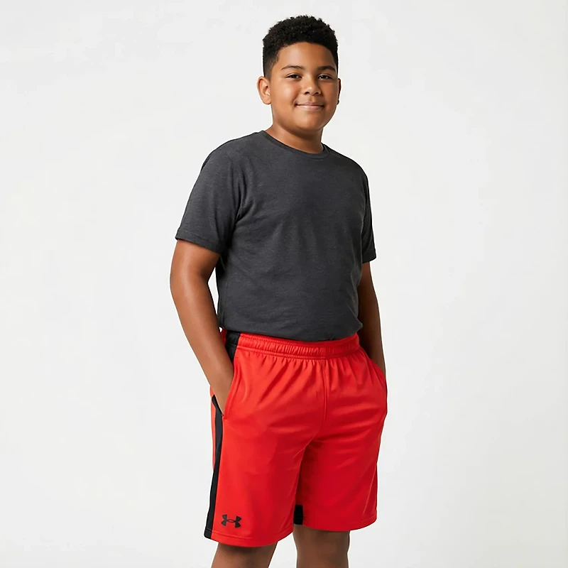 Under Armour Boys' Tech Vent Printed Shorts 6