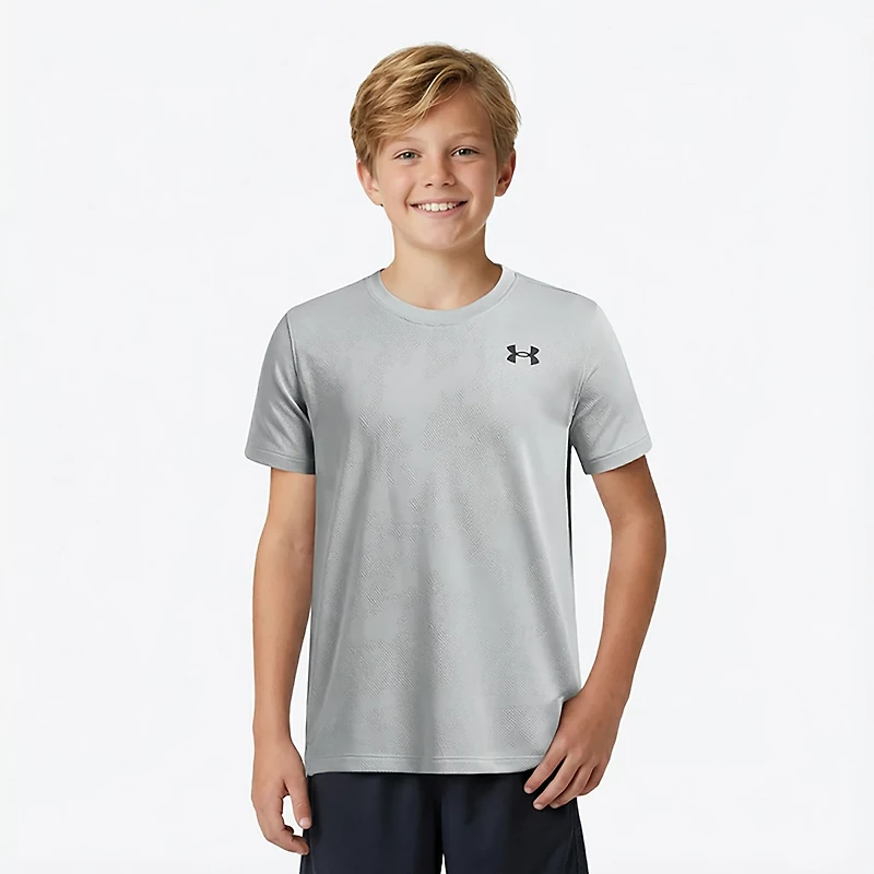 Under Armour Boys' UA Tech™ Vent Jacquard Short Sleeve T-shirt