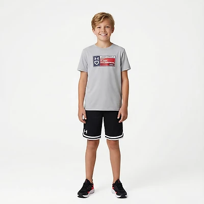 Under Armour Boys' Baseball Dingers Short Sleeve T-shirt