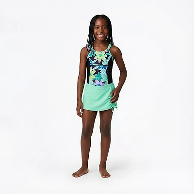 Gerry Girls' Lavish Double Strap 1-Piece Set