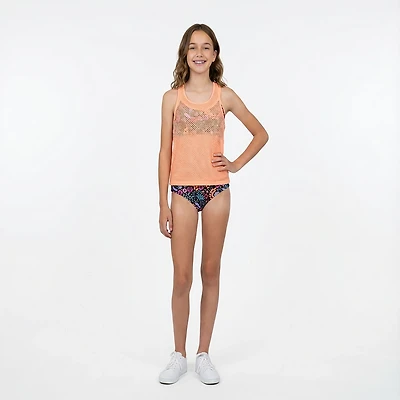 Gerry Girls' Terrarium Double Strap 3-Piece Bikini Swim Set