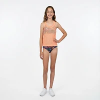 Gerry Girls' Terrarium Double Strap 3-Piece Bikini Swim Set