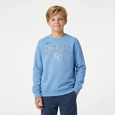 Nike Light Kansas City Royals Pullover Sweatshirt