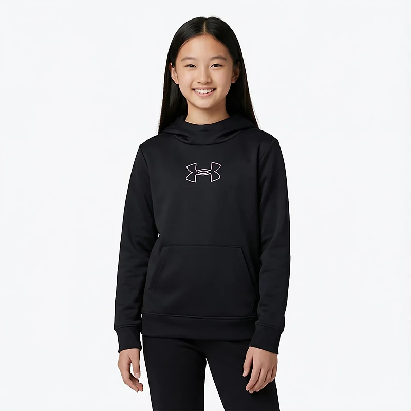 Under Armour Girls' Fleece Big Logo Hoodie
