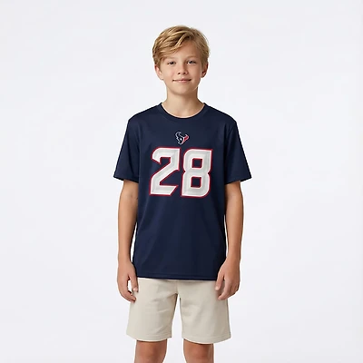 Nike Boys' Houston Texans Joe Mixon Fuse Name and Number T-shirt