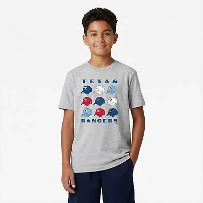 47 Brand Youth Rangers Cap Off Franklin Short Sleeve T-shirt