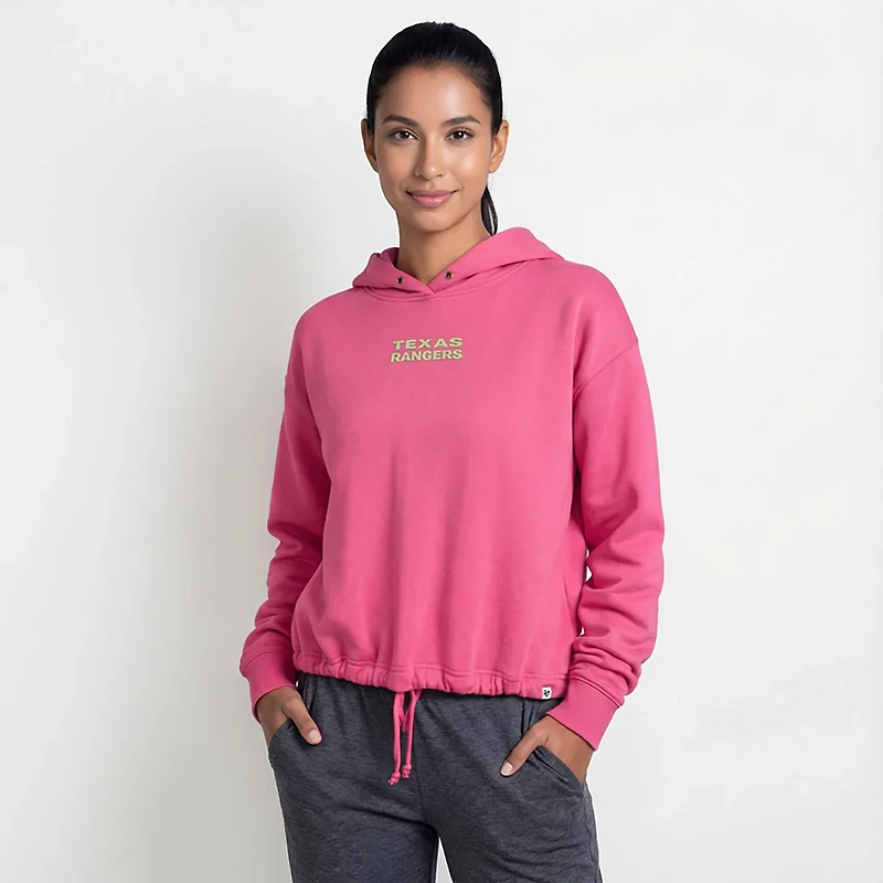 '47 Women's Texas Rangers Bright Side Venice Long Sleeve Hoodie