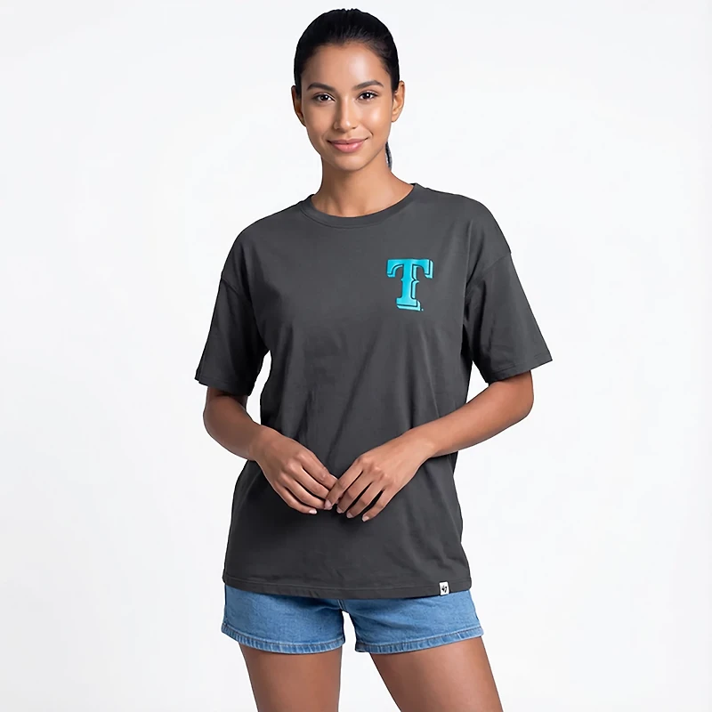 '47 Women's Texas Rangers High Spirits Sadie Short Sleeve T-shirt