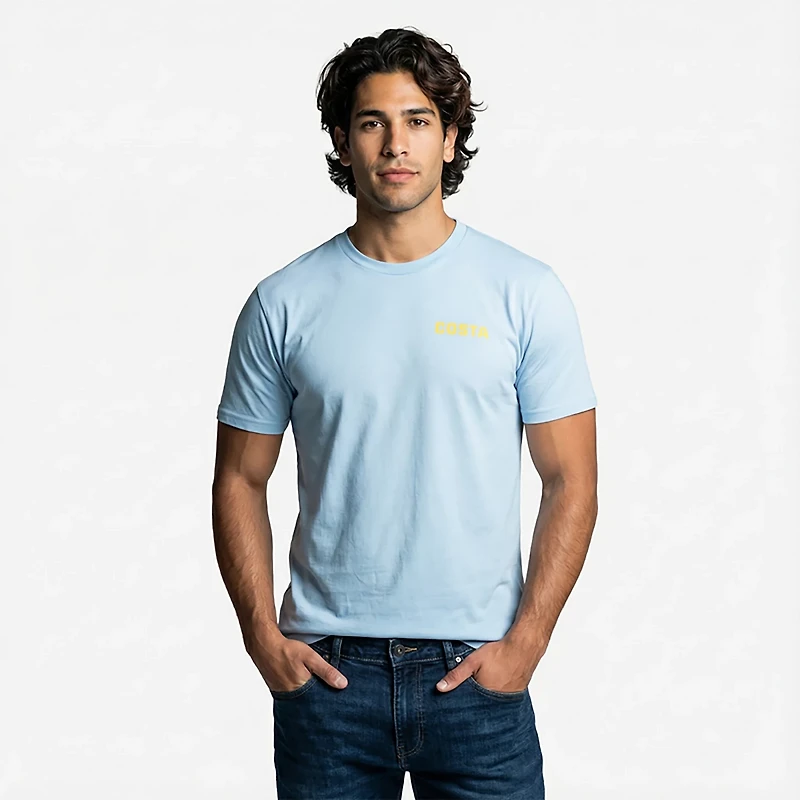 Costa Del Mar Men's Open Water Crest Short Sleeve T-shirt