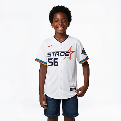 Nike M Astros Blanco City Connect Limited Name & Number Jersey
