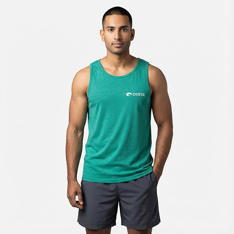 Costa Del Mar Men's Dorado Batik Tank Top