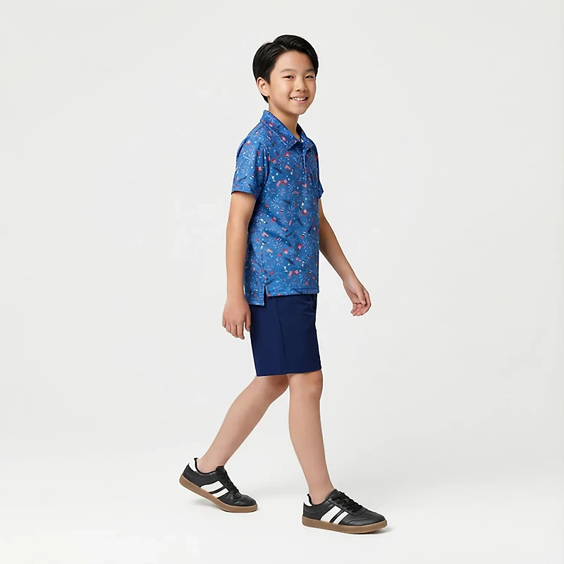 BCG Boys' Golf Patriotic Print Set