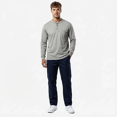 Wolverine Men's Flame Resistant Long Sleeve Henley T-shirt