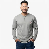 Wolverine Men's Flame Resistant Long Sleeve Henley T-shirt