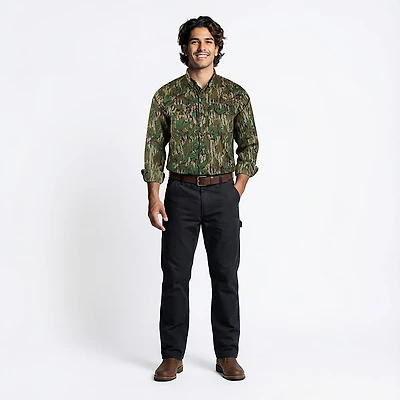 Drake Men's Ol' Tom Wingshooter Trey Long Sleeve Button Down Shirt