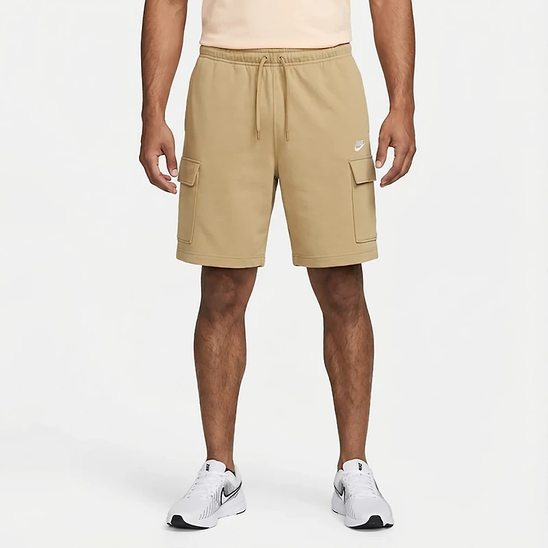 Nike Men's Club Brushed Fleece Cargo Shorts 9.5
