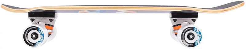 Element Blue Flower Diamond Tail 27 Cruiser Skateboard