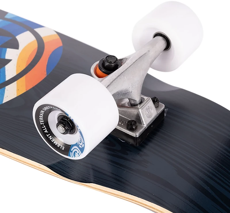 Element Blue Flower Diamond Tail 27 Cruiser Skateboard