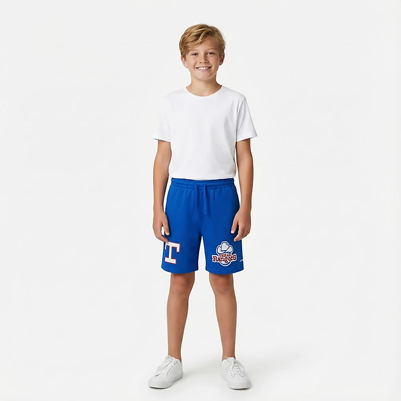 Pro Standard Boys' Texas Rangers Retro Classic BB Fleece Shorts
