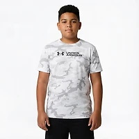 Under Armour Boys' All Over Print Camo Short Sleeve T-shirt
