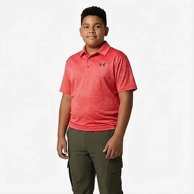 Under Armour Boys' Performance Printed Polo