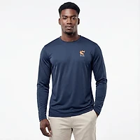 CCA Men's Keepin' It Coastal Fishing Rods Long Sleeve Performance T-shirt