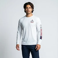 CCA Men's Fish Tail Long Sleeve Performance T-shirt