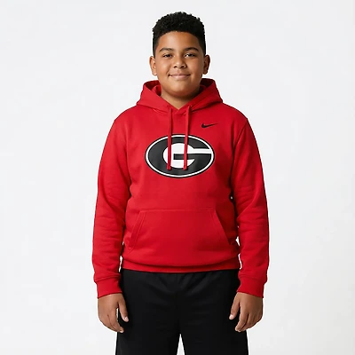 Nike Georgia Bulldogs Primetime Evergreen Club Fleece Pullover Hoodie