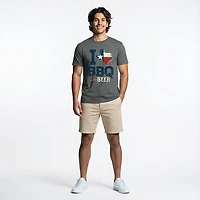 State Life Men's Texas Love Bbq And Beer Short Sleeve T-Shirt
