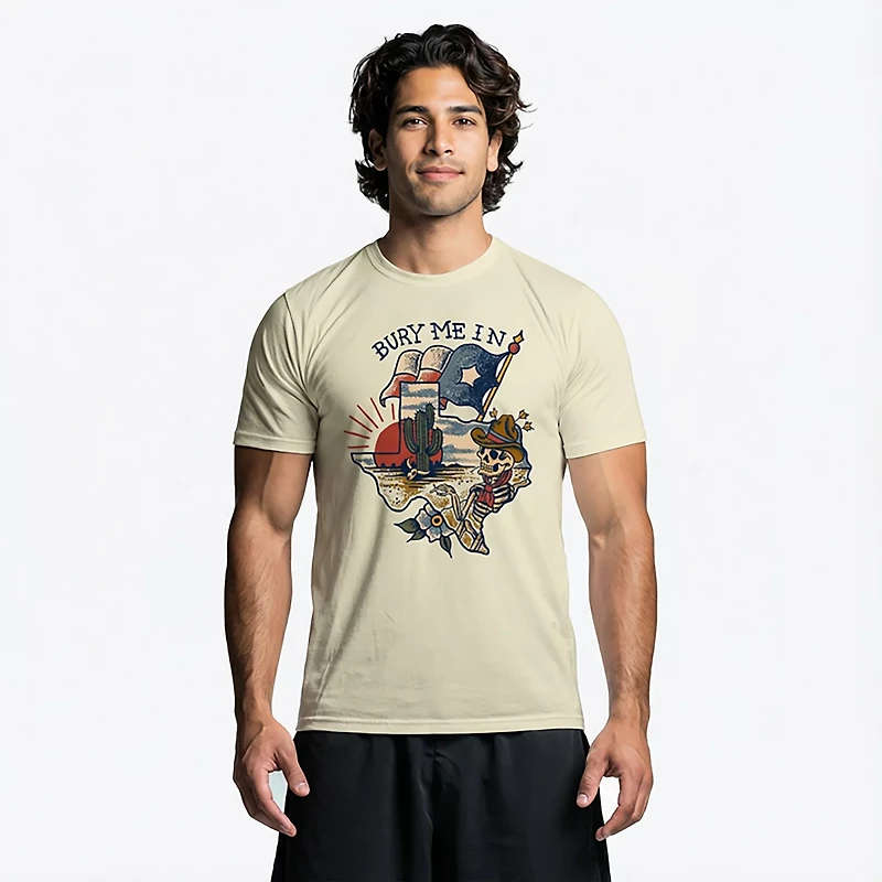 State Life Men's Texas Bury Me Short Sleeve T-Shirt