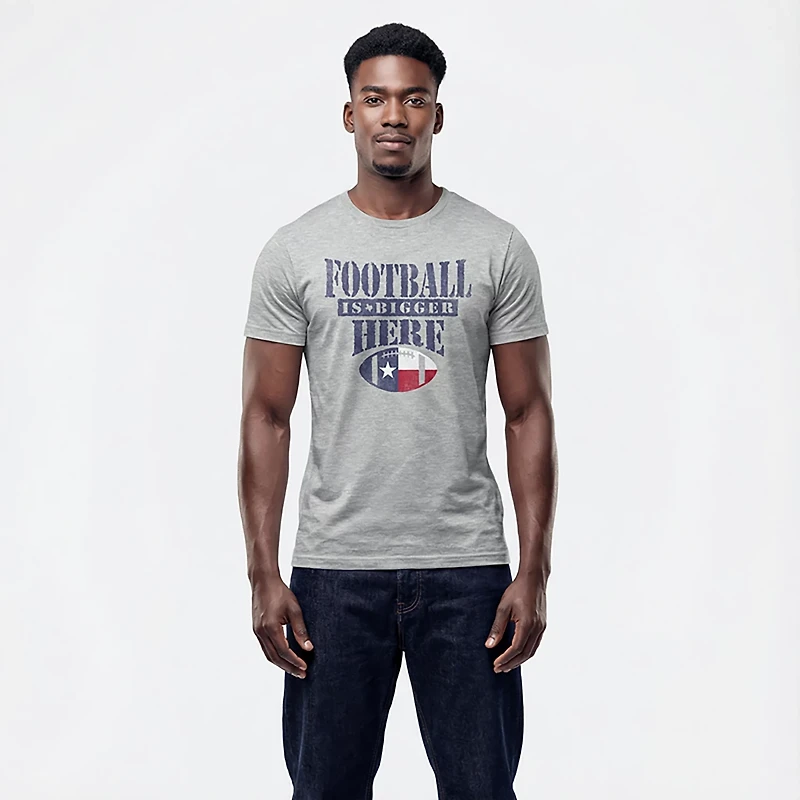State Life Men's Texas Football Bigger Short Sleeve T-Shirt
