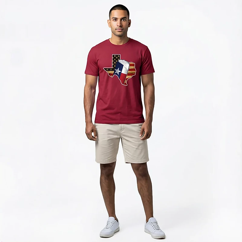 State Life Men's Texas Can Short Sleeve T-shirt