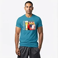State Life Men's Alabama Lager Beer Short Sleeve T-Shirt