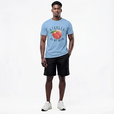 State Life Men's Georgia Peach Short Sleeve T-shirt