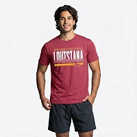 State Life Men's Louisiana Pelican Blended Short Sleeve T-shirt