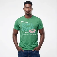 State Life Men's North Carolina Born And Glazed Short Sleeve Graphic T-shirt