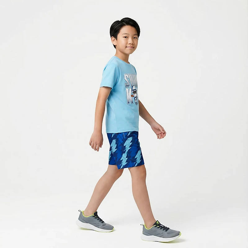 BCG Boys' (4-7) Swing King Short Sleeve 2-Piece Set