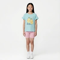 BCG Girls' 4-7 Easy Peasy Ruffle Clothing Set