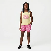 BCG Girls' (4-6X) 2Fer Happy Girl Tank Clothing Set