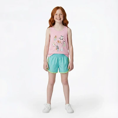 BCG Girls' Pineapple Tank Woven Short Clothing Set