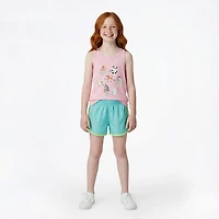BCG Girls' Pineapple Tank Woven Short Clothing Set
