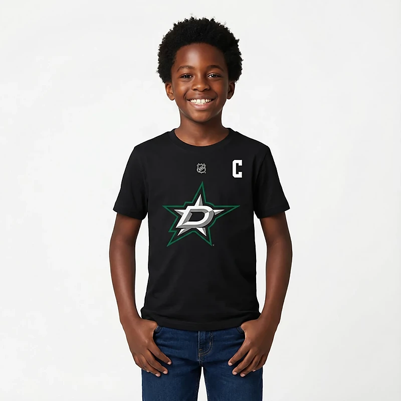 Fanatics Jamie Benn Dallas Stars Authentic Stack Name  Number T-Shirt